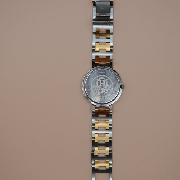 Hermes Clipper Watch, Stainless Steel, Gold Tone, Quartz main image 6